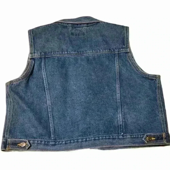 Great Land Denim Vest 90s - Picture 2 of 7